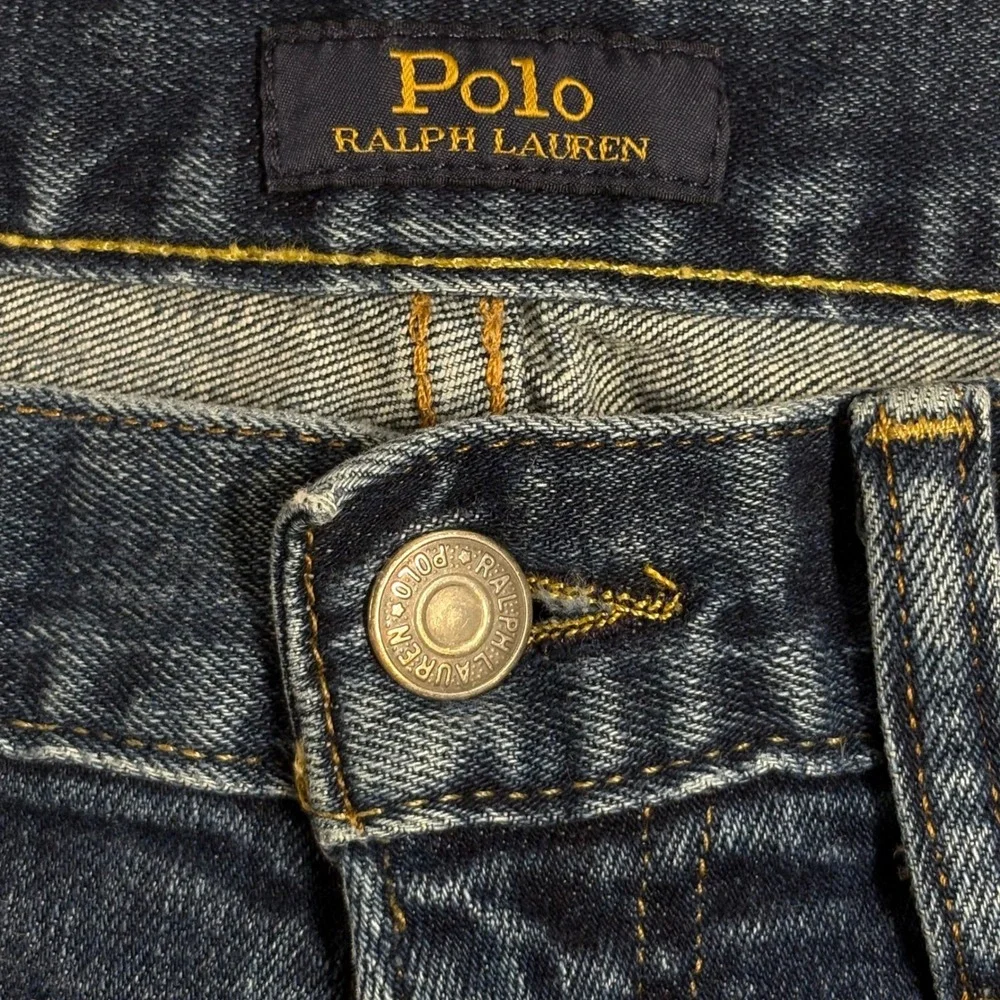 Polo Ralph Lauren Hampton Relaxed Straight Jeans Mens 32x34 Blue Denim Classic